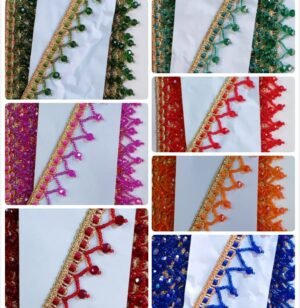 Double Kach Surahi Lace for Fashion Projects in Sialkot